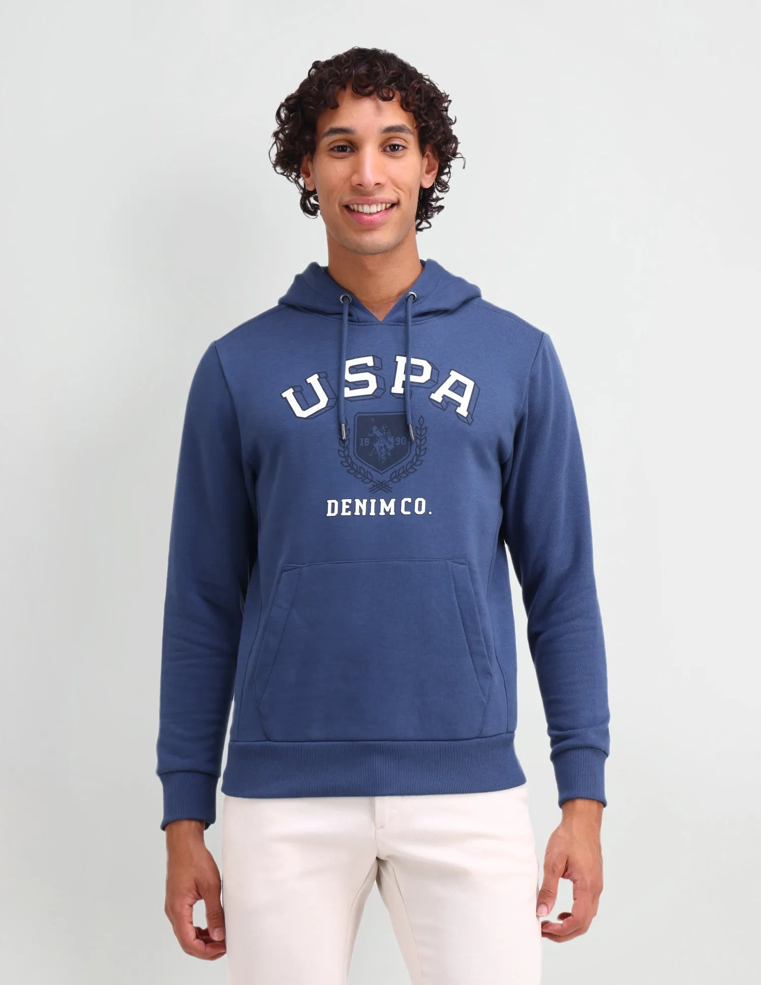 Hooded Brand Printed Sweatshirt