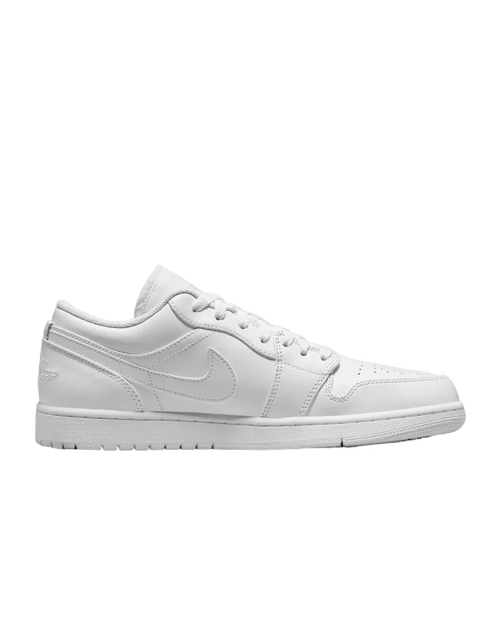 Jordan scarpa sneakers bassa da uomo Jordan 1 Low 553558 136 bianco