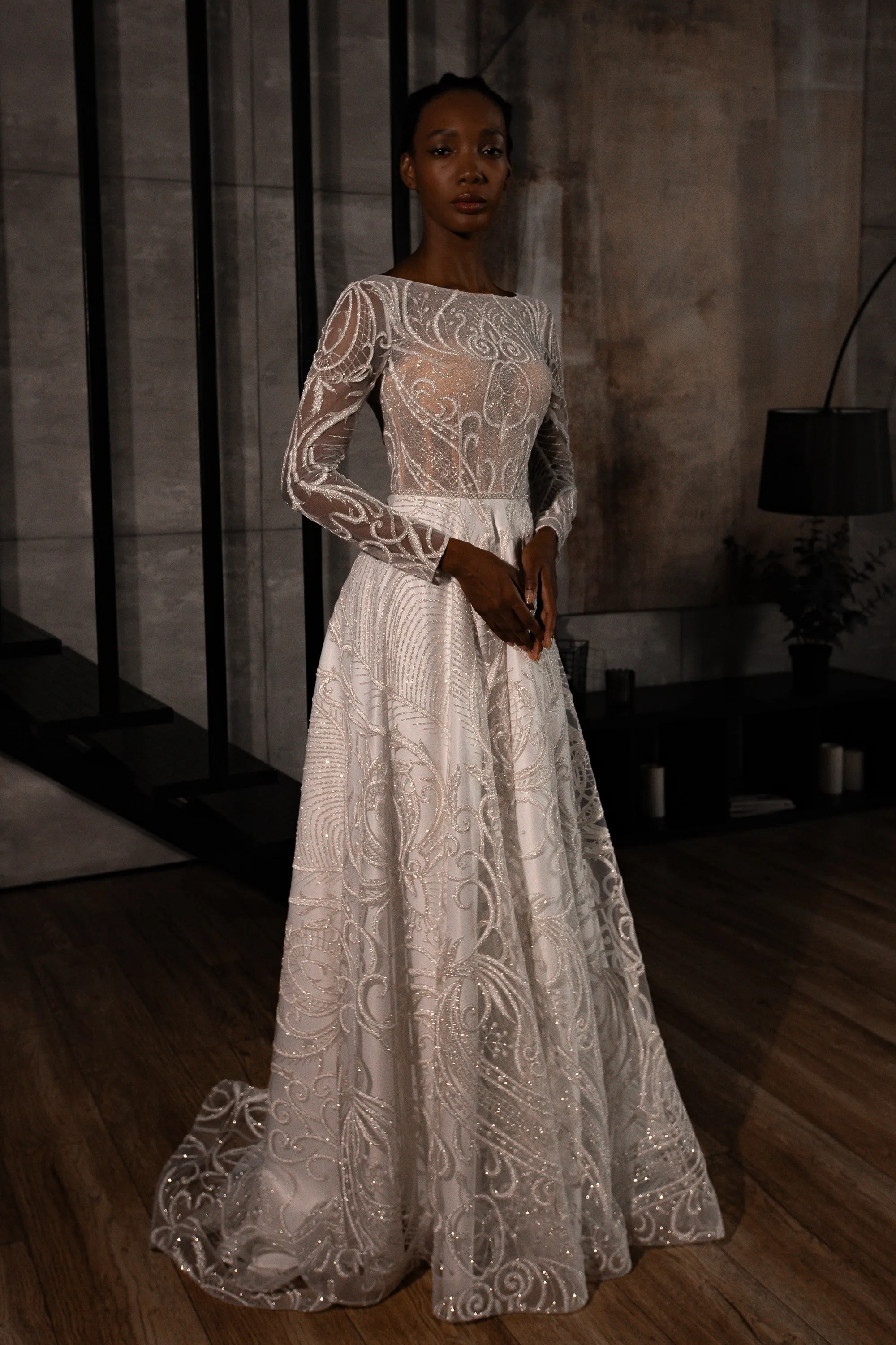 Lace A-line Wedding Dress Toba