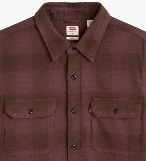 Levi's camicia manica lunga da uomo in Flanella 19573-0172 tyrone huckleberry