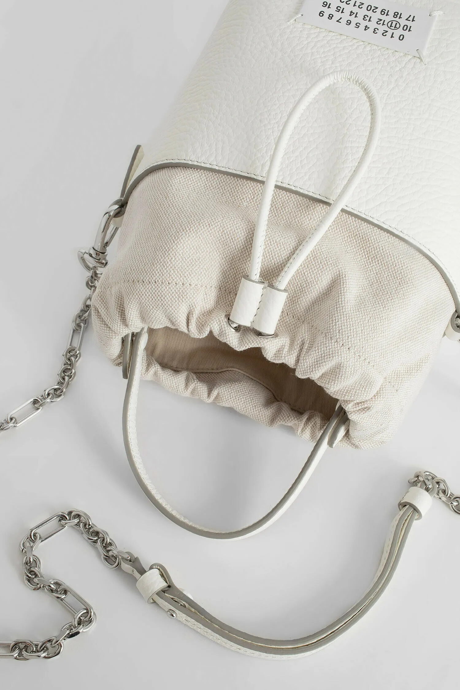 MAISON MARGIELA WOMAN WHITE TOP HANDLE BAGS