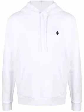 Marcelo Burlon Cross Regular Hoodie White Black