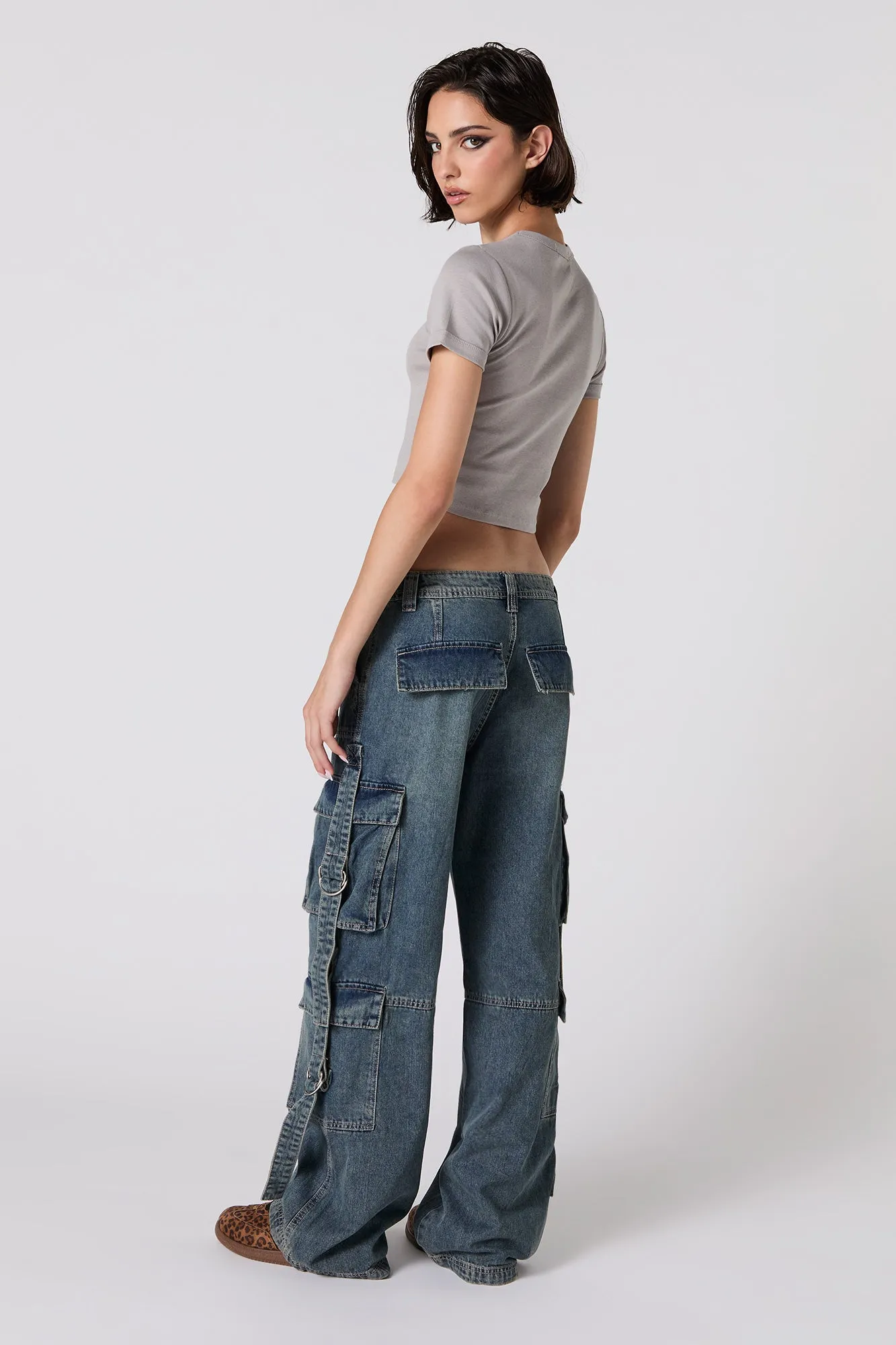 Mid Rise Utility Cargo Jean