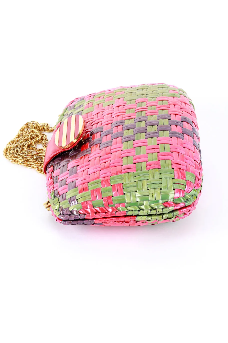 Motley Woven Shoulder Clutch