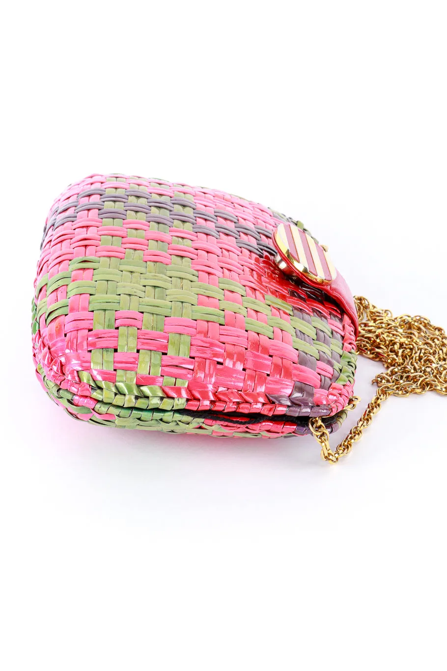 Motley Woven Shoulder Clutch