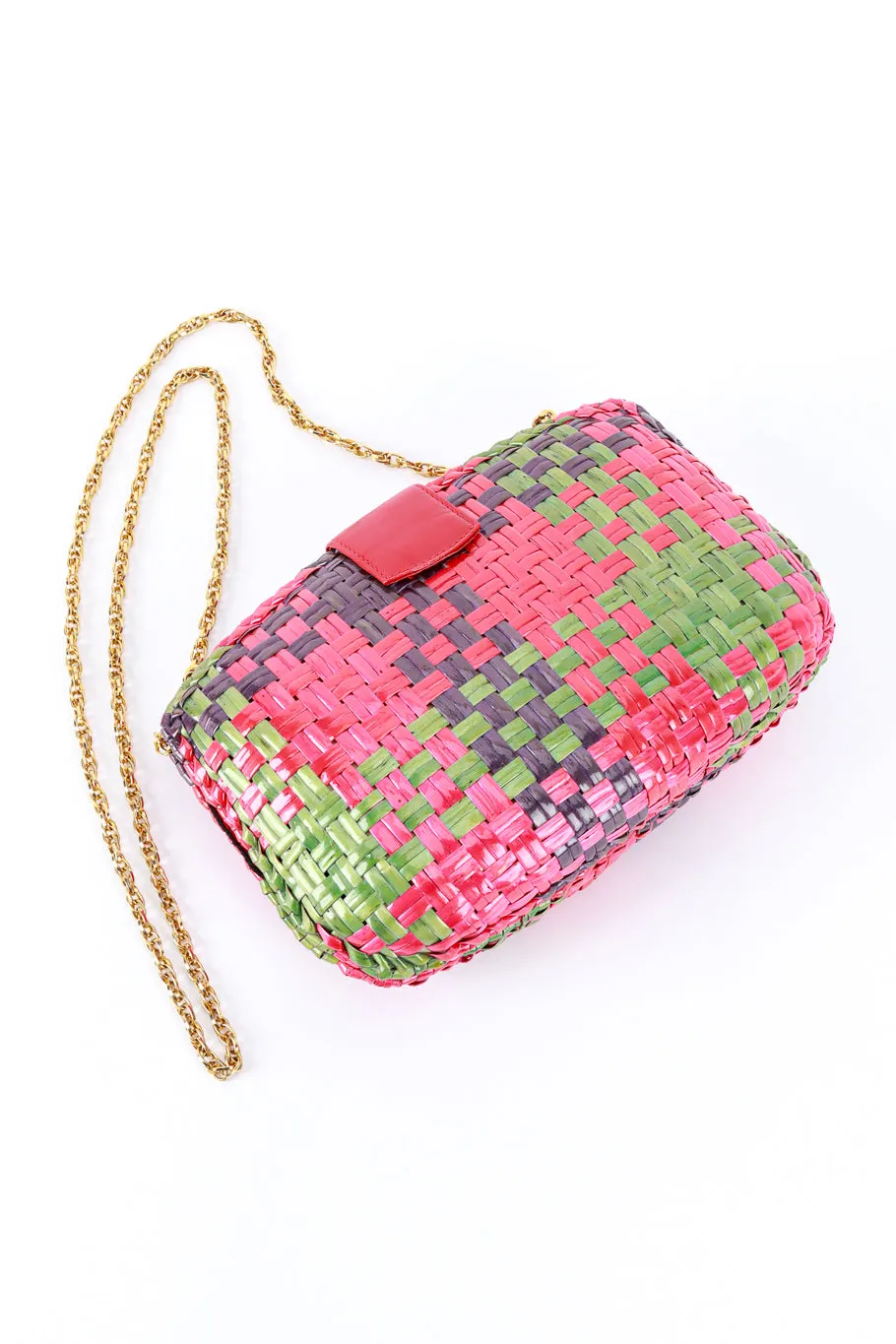 Motley Woven Shoulder Clutch