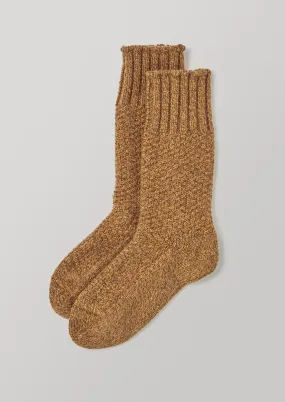 Nishiguchi Kutsushita Boot Socks | Mustard