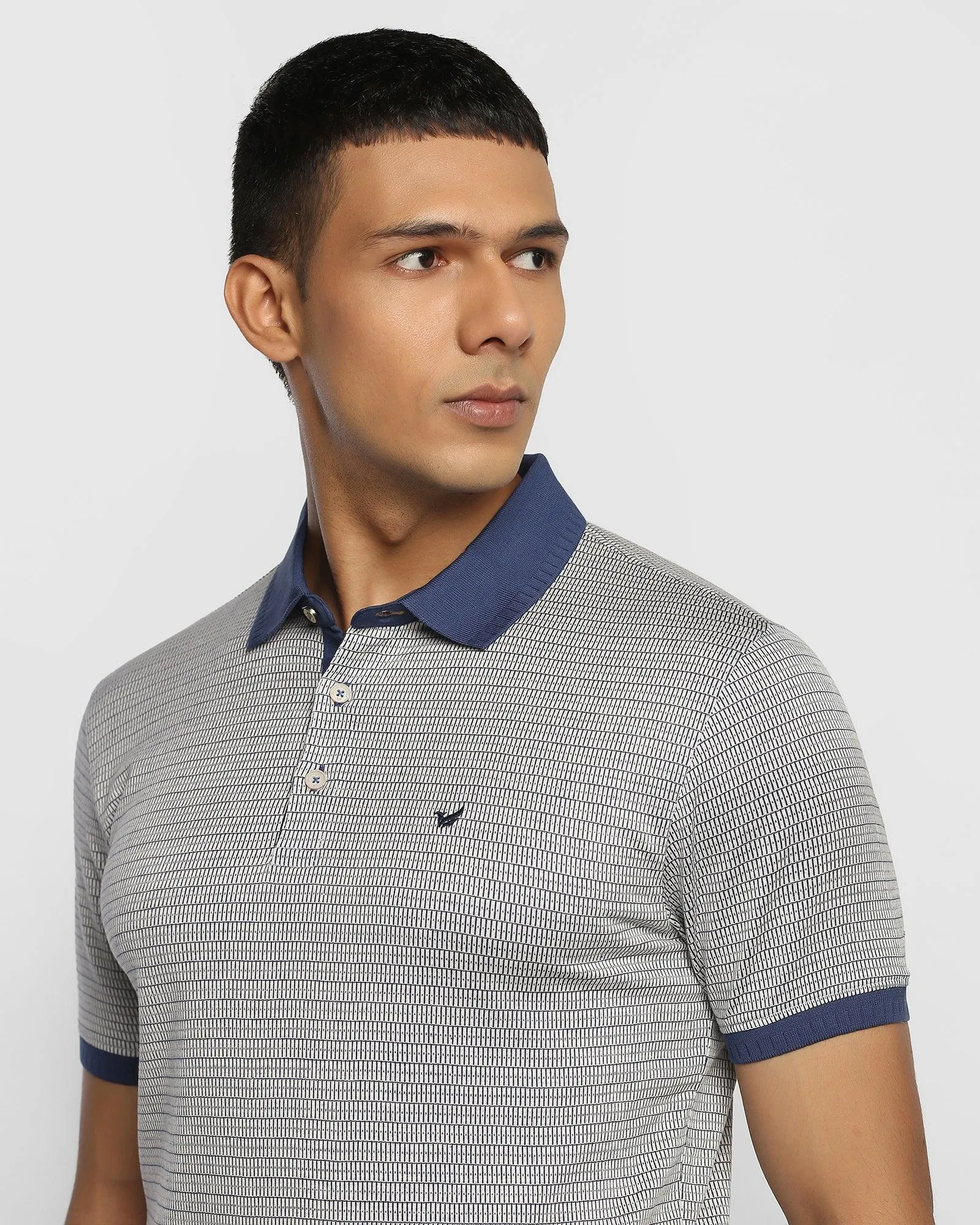 Polo Indigo Printed T-Shirt - Vision