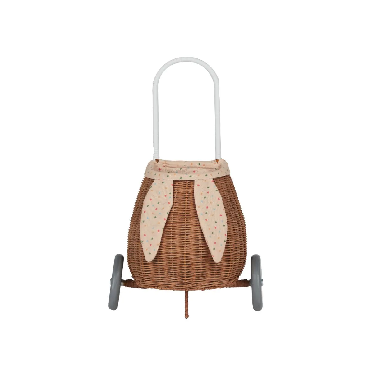 Rattan Bunny Luggy with Lining | Gumdrop