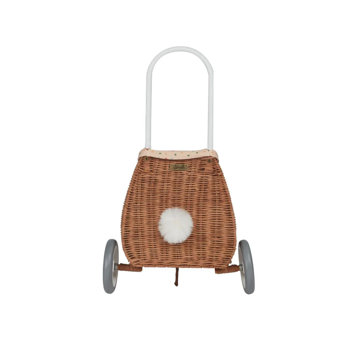 Rattan Bunny Luggy with Lining | Gumdrop