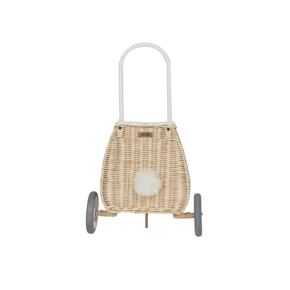 Rattan Bunny Luggy with Lining | Pansy