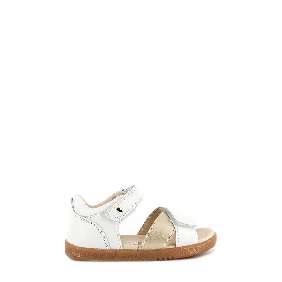 SAIL I-WALK - WHITE/GOLD LEATHER