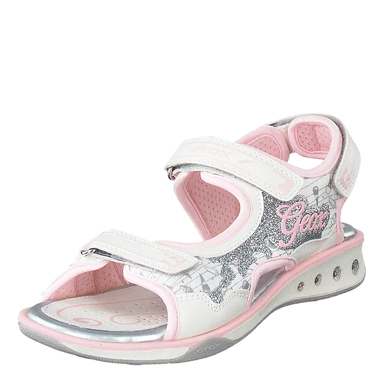 Sandal Jocker Girl White/Pink