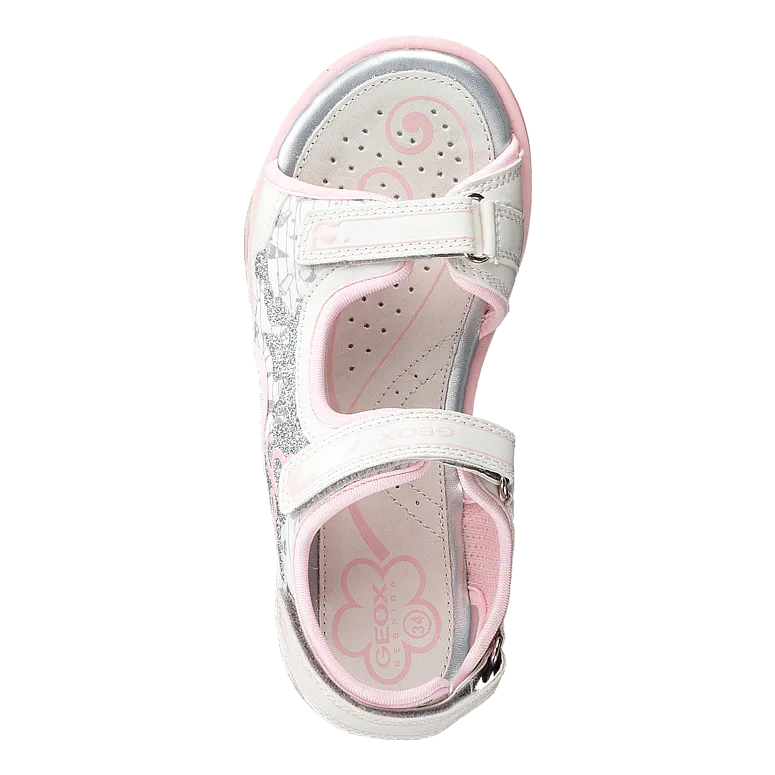 Sandal Jocker Girl White/Pink