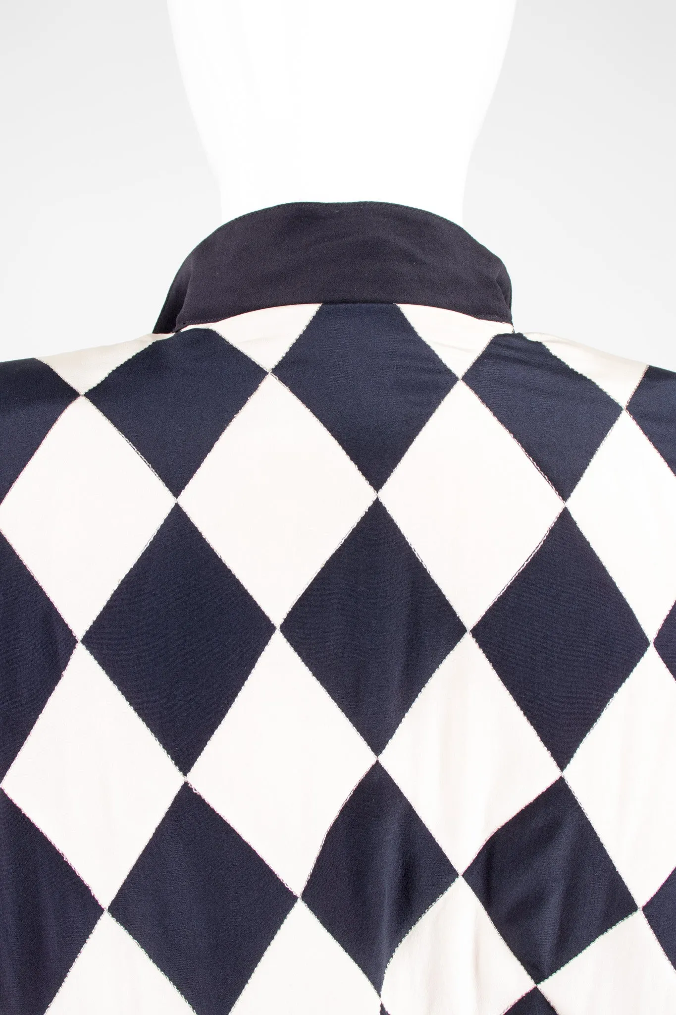 Silk Checker Varsity Bomber