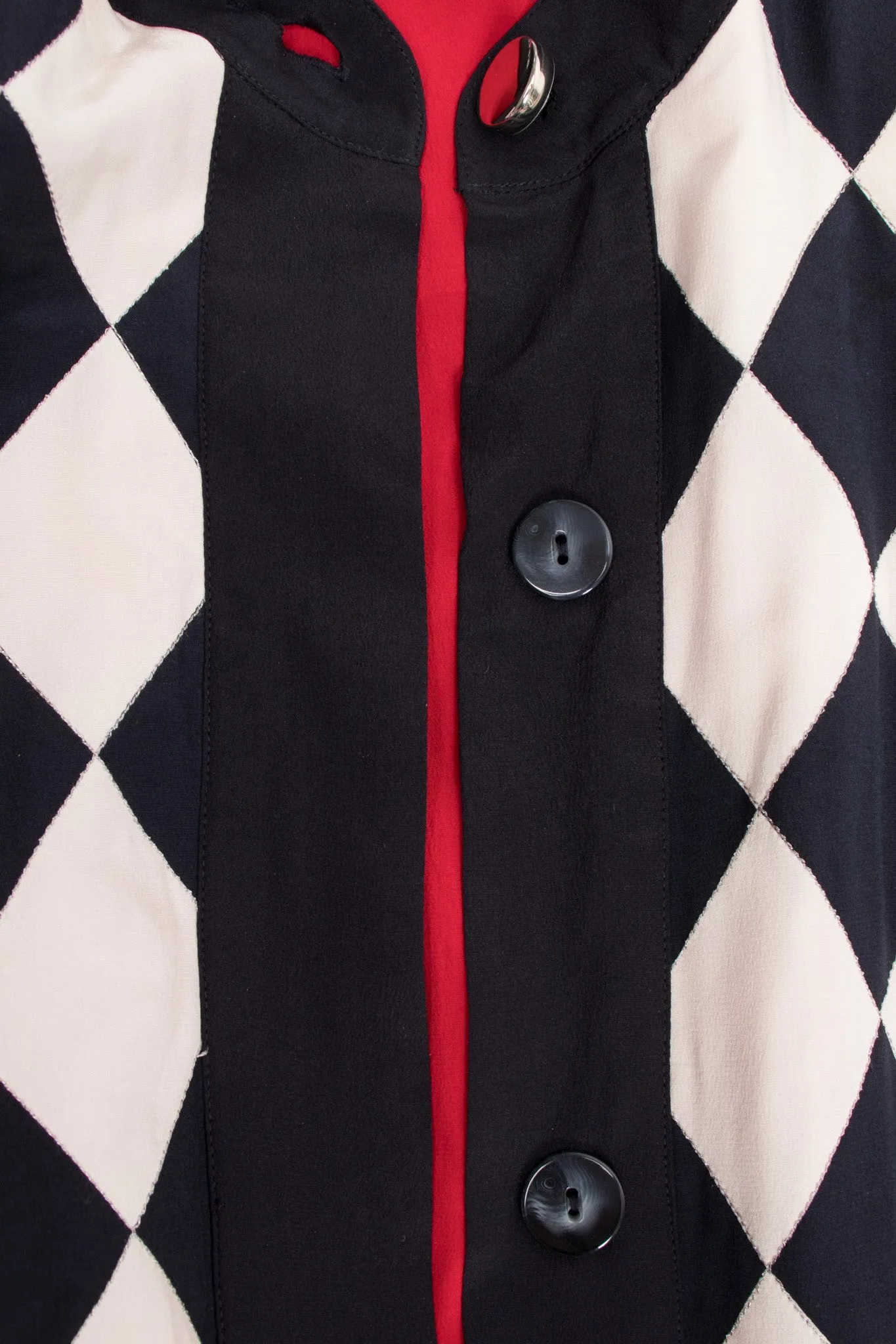 Silk Checker Varsity Bomber