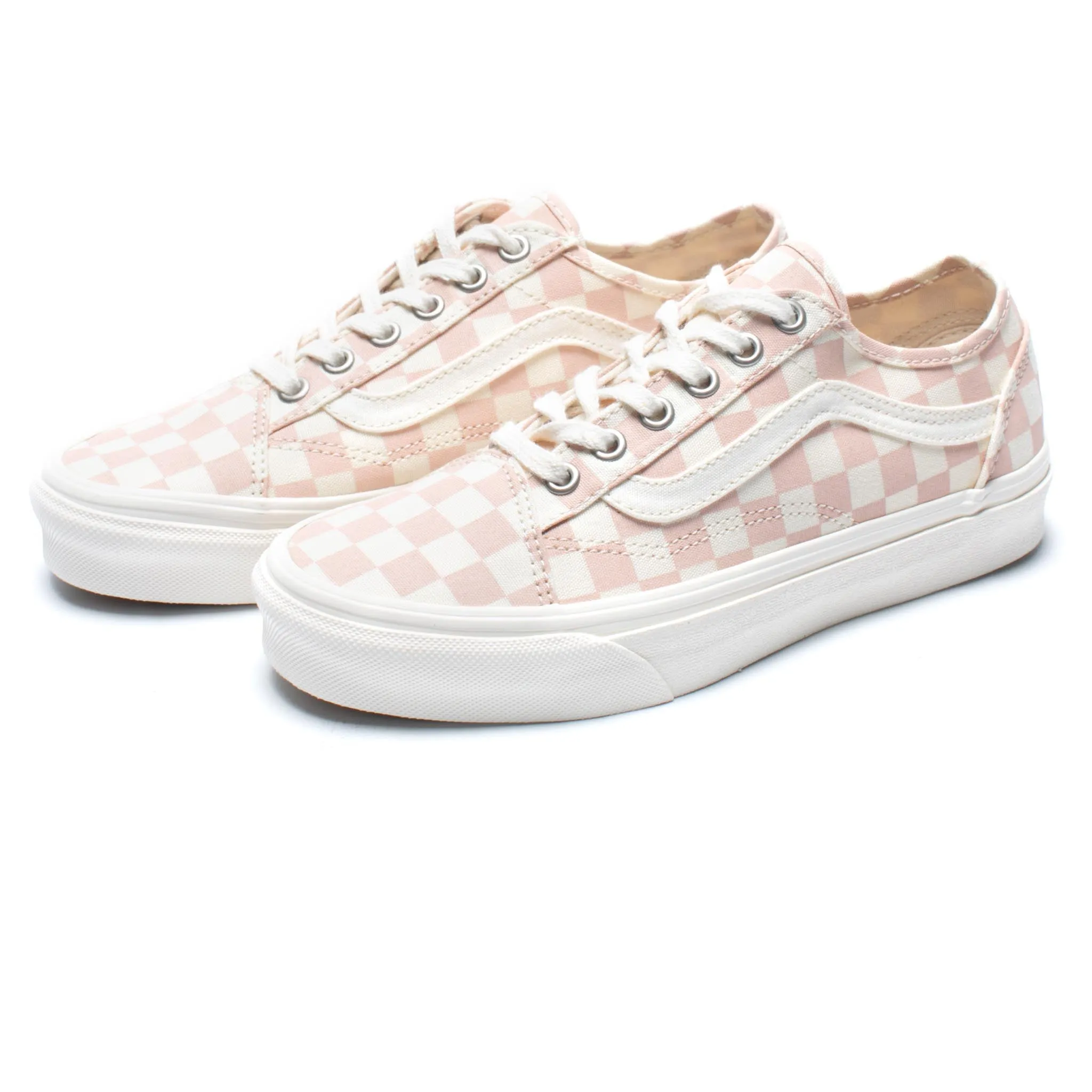 Vans Old Skool Pink/White Check