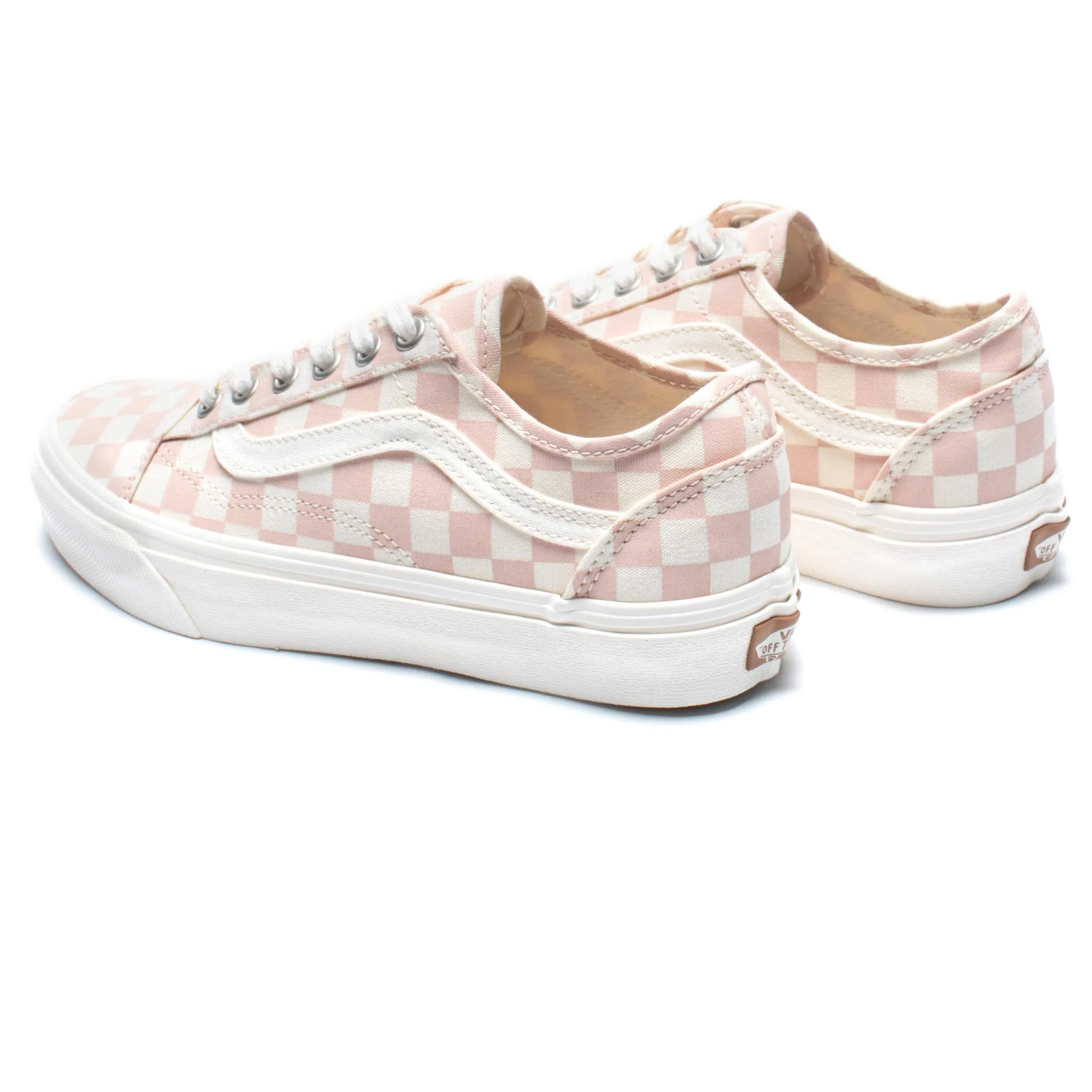 Vans Old Skool Pink/White Check