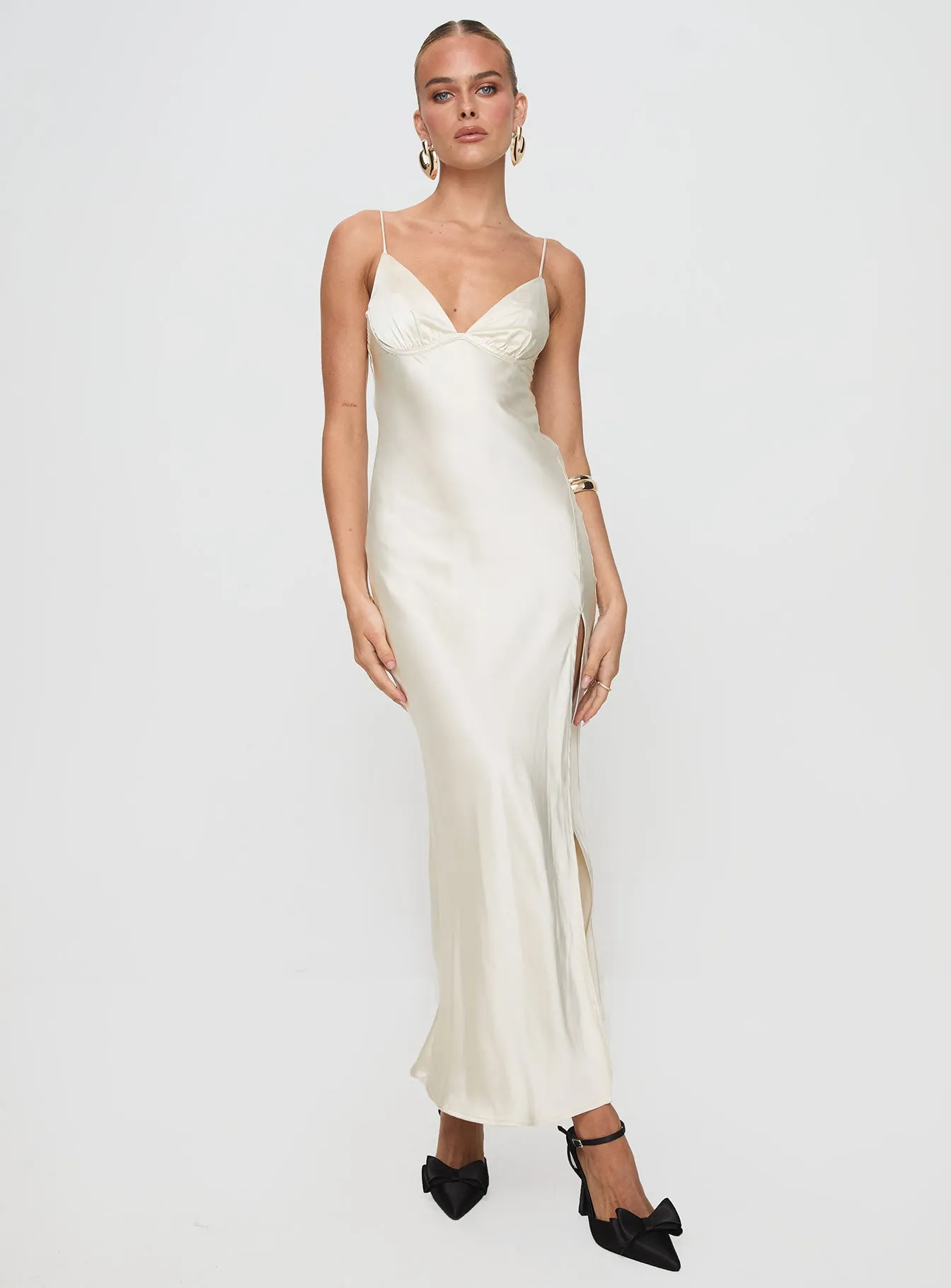 Vezelay Maxi Dress Champagne