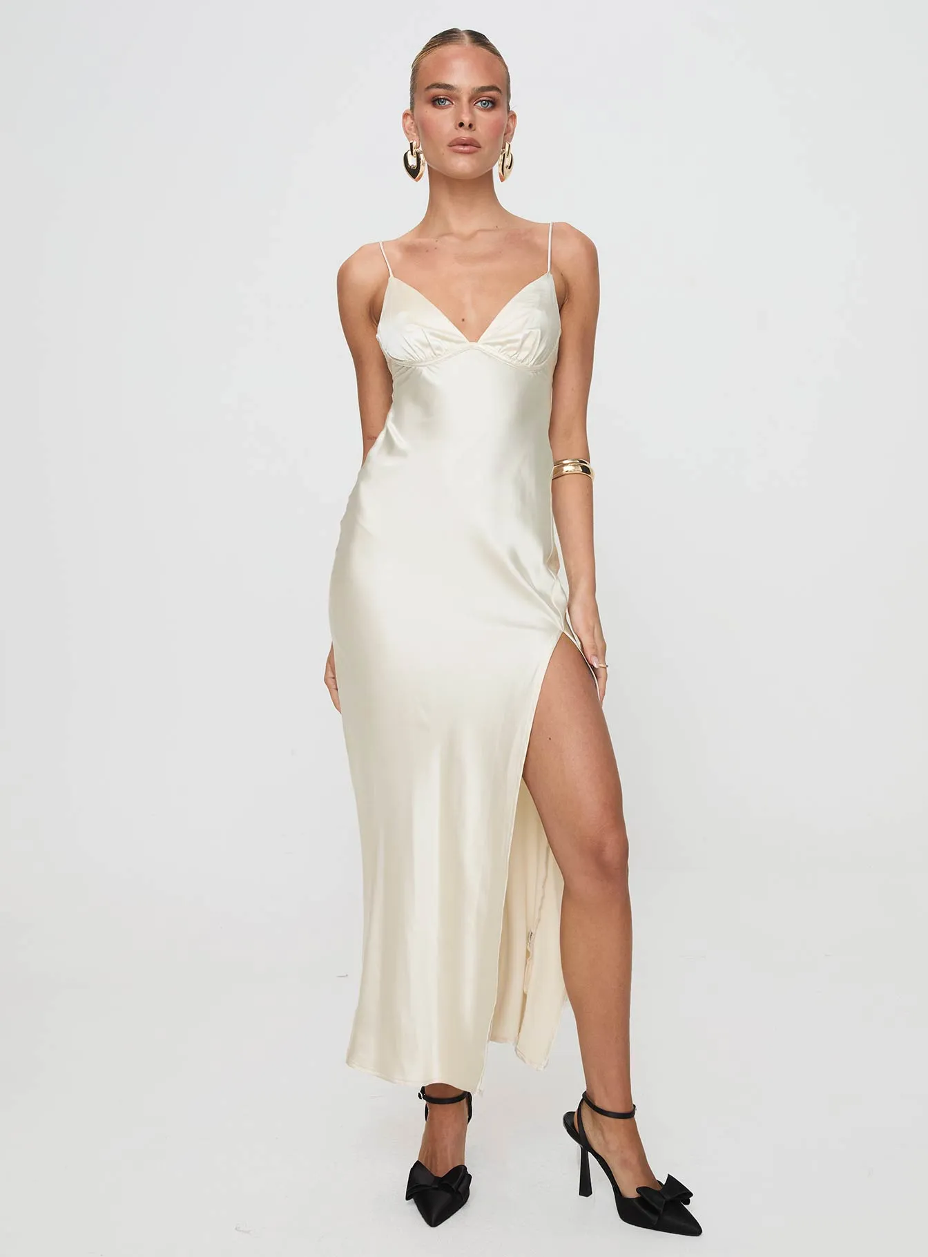 Vezelay Maxi Dress Champagne