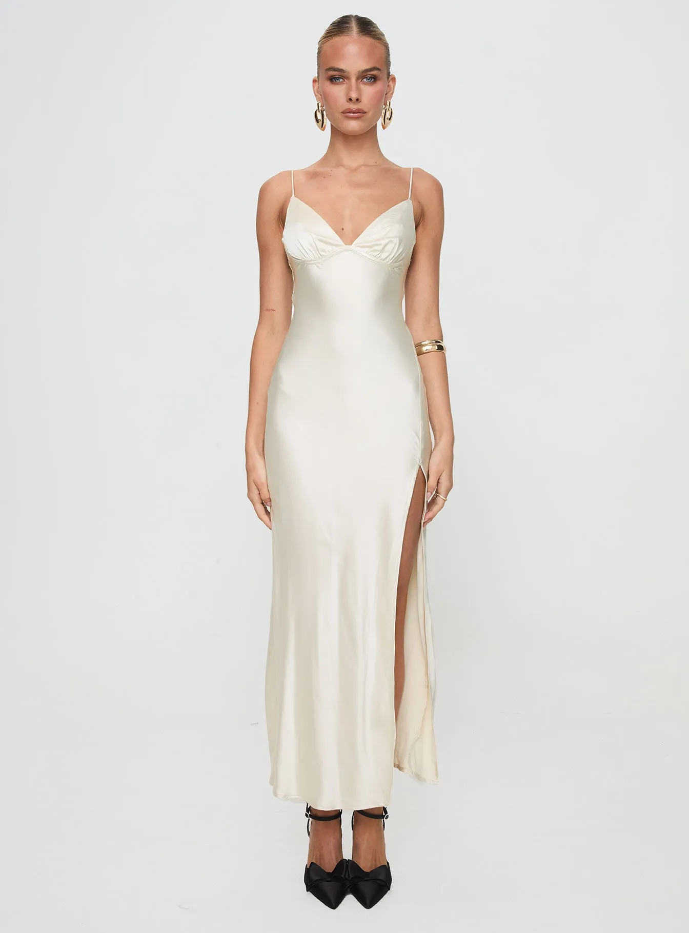 Vezelay Maxi Dress Champagne