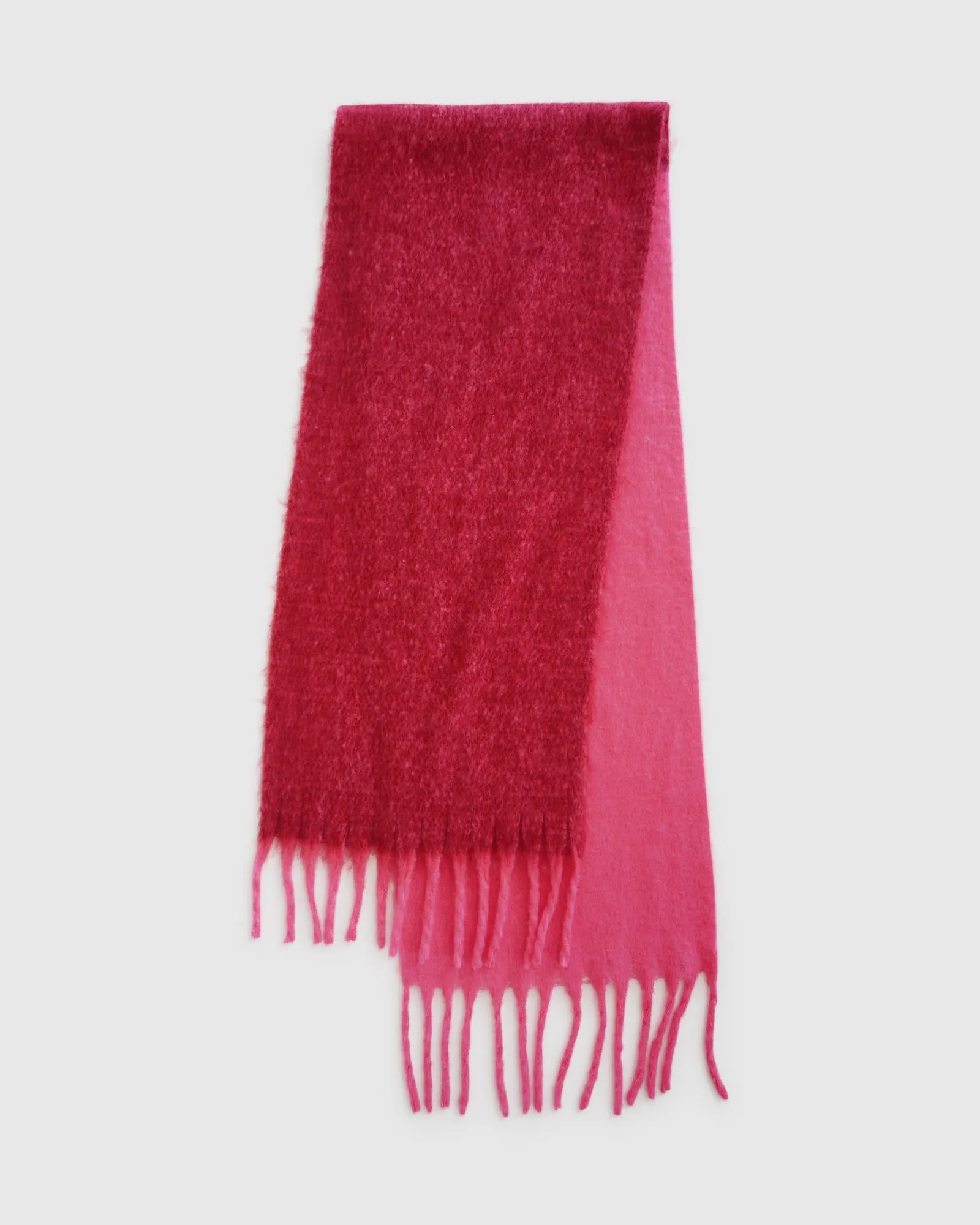 Wasted Love Two-toned Scarf - pink/red